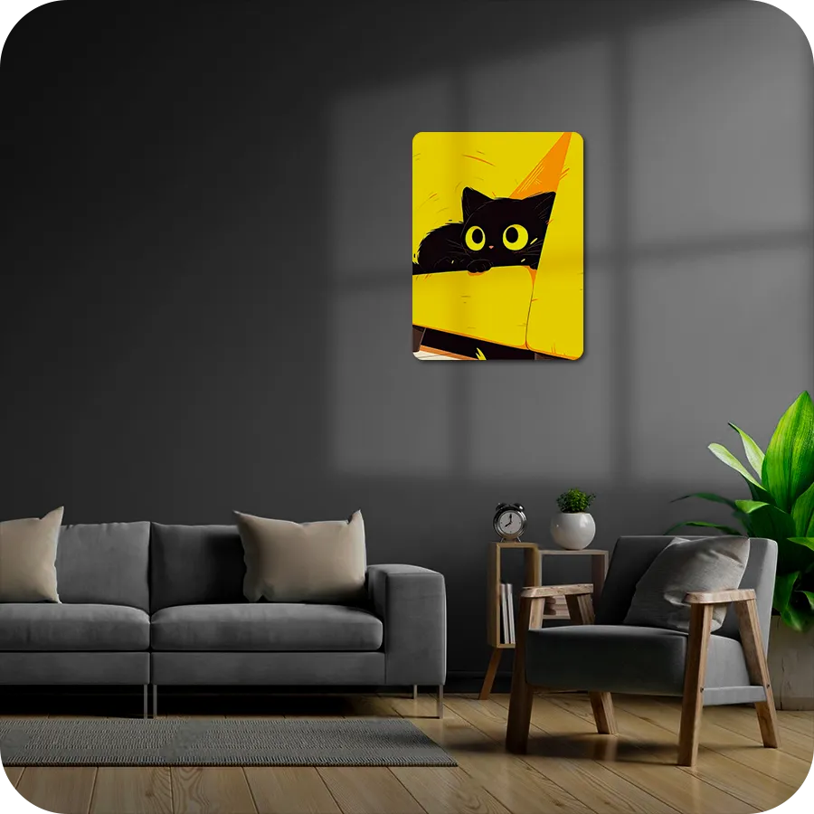 Nap on the yellow Couch | Cat