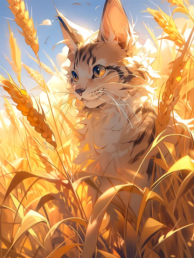 Cat in the sunlight