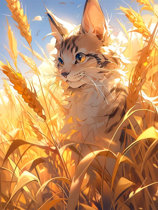Cat in the sunlight
