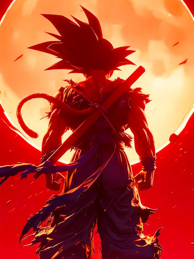 Saiyan and the Blood moon | Goku | Dragonball Z | DBZ