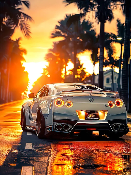 Sunset and chrome | Super Cars