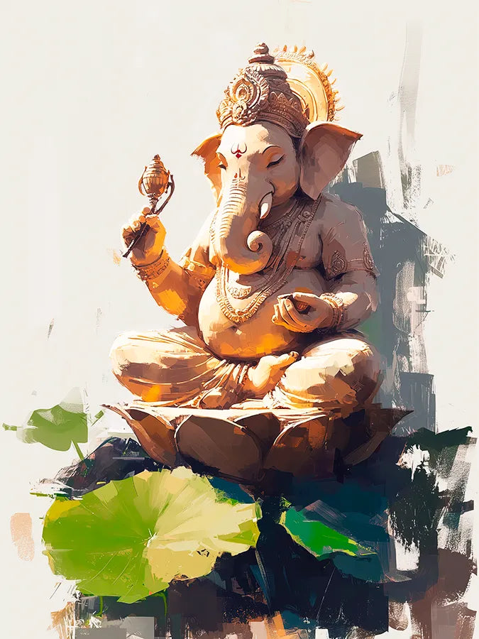 Lambodara - Lord of Wisdom, Grace, and Victory | Ganesha