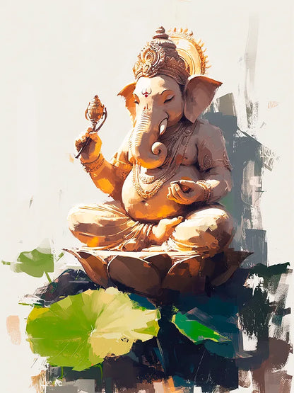 Lambodara - Lord of Wisdom, Grace, and Victory | Ganesha