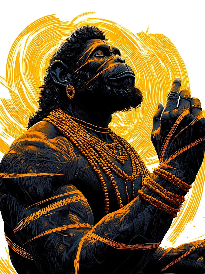 Hanuman's Silence: The Meditation of Strength and Grace
