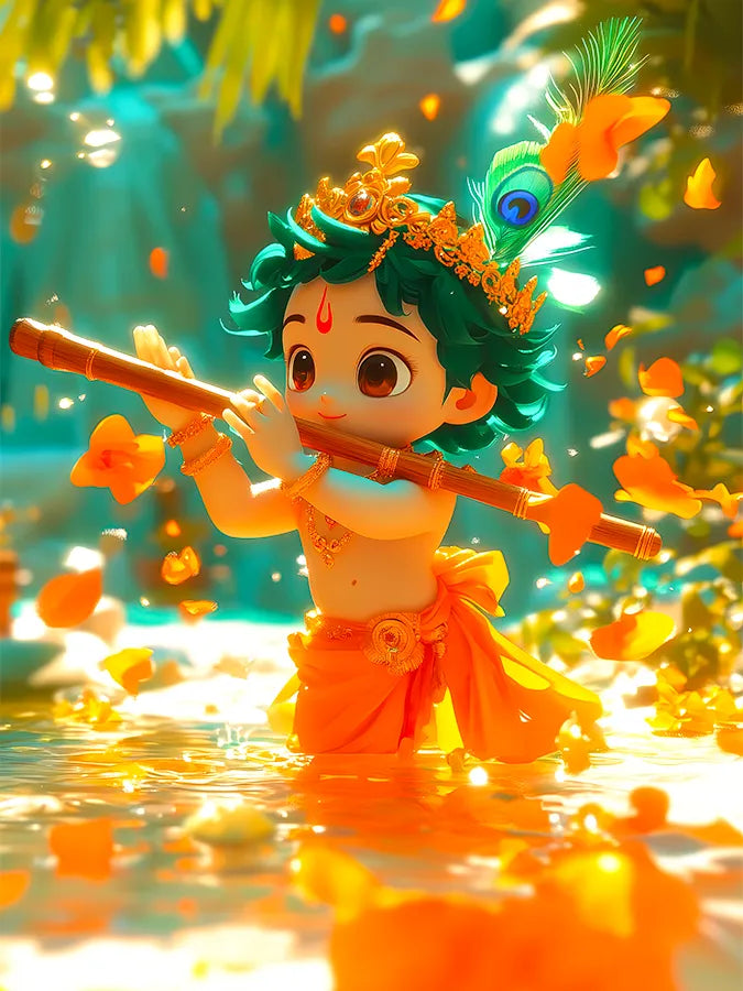 Bal Krishna: The Sweet Symphony of Divinity