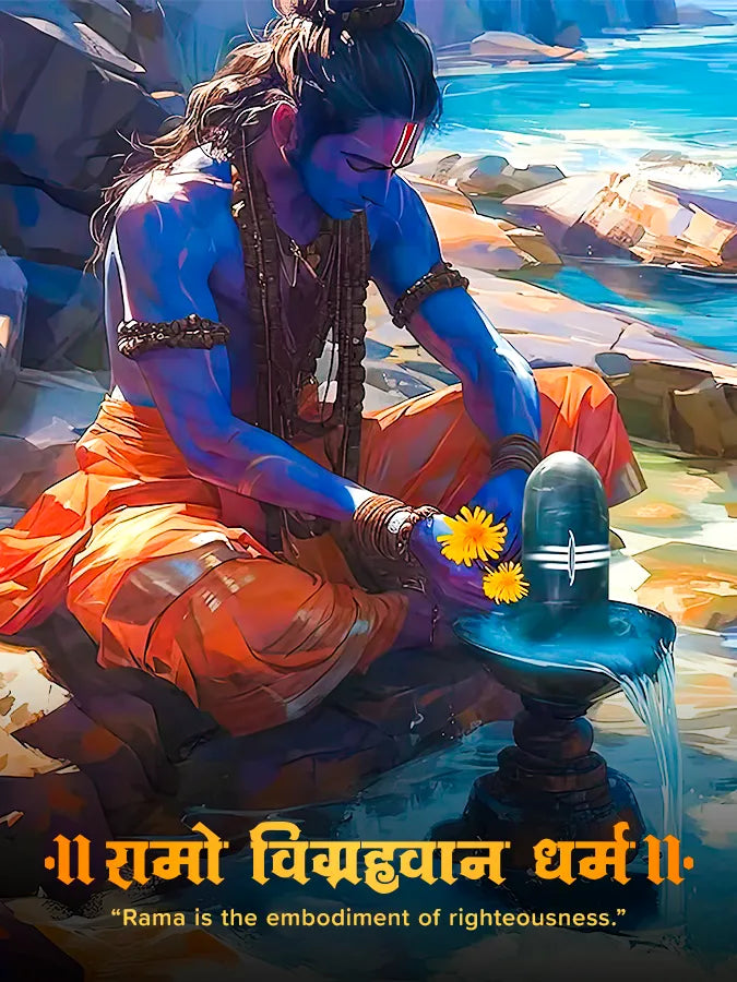 The Prayers of the Righteous King : Lord Ram's Offering