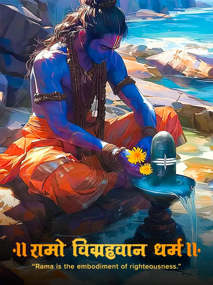 The Prayers of the Righteous King : Lord Ram's Offering