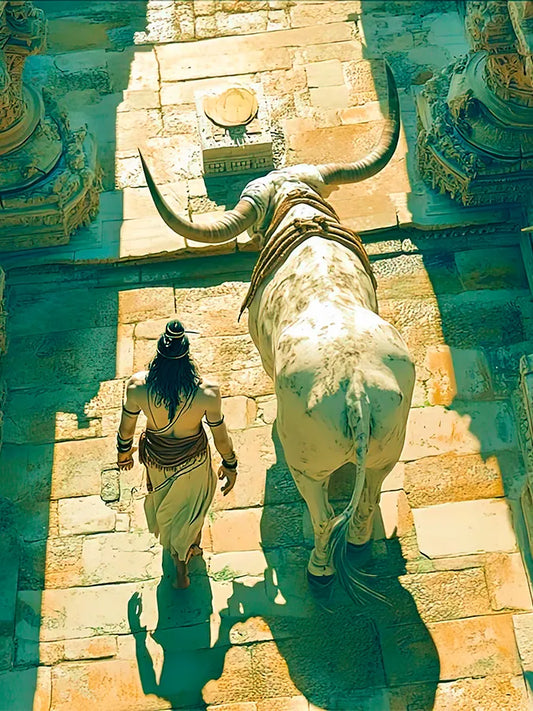 The Sacred Journey: Shiva and Nandi in Harmony