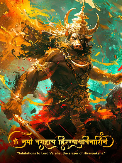 Varaha: The Slayer of Hiranyaksha
