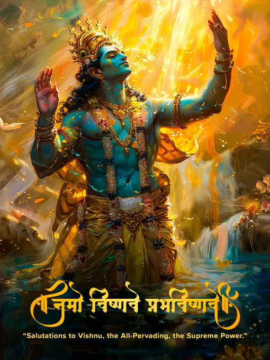 Divine Vishnu: Guardian of the Cosmic Order | Narayana