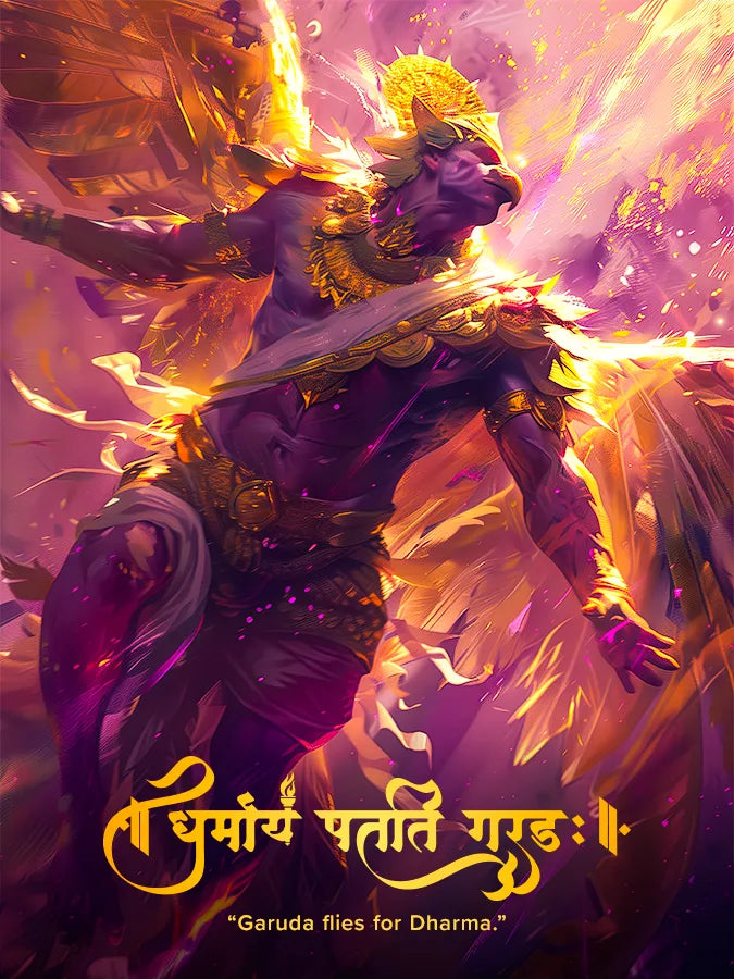 Garuda flies for Dharma