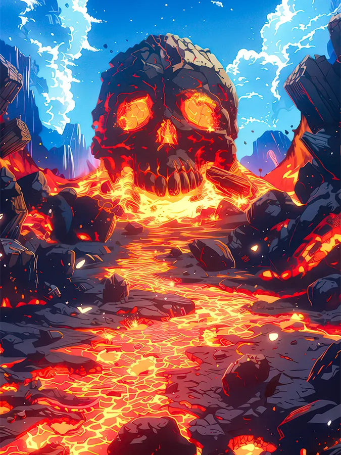 Dark Skull & the Lava Lake | Fantasy