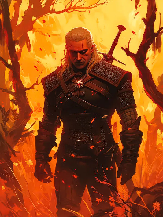 Witcher & the Flaming forest | Fantasy