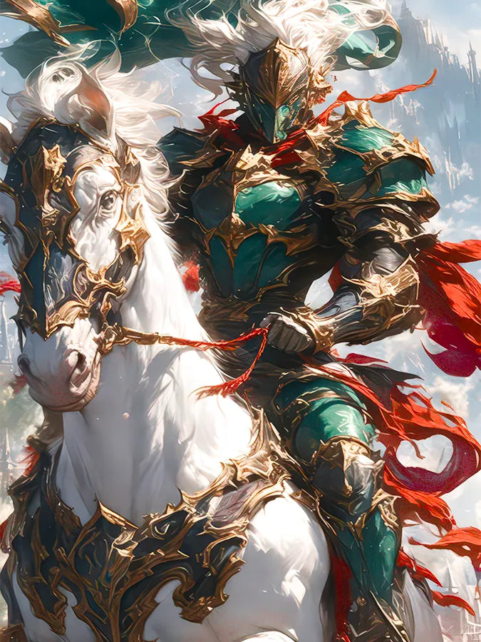 Knight of the Verdant Flame | Fantasy | Warrior