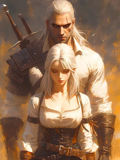 Behind Her Stands the Wolf | Geralt of Rivia | Ciri | Witcher | Fantasy