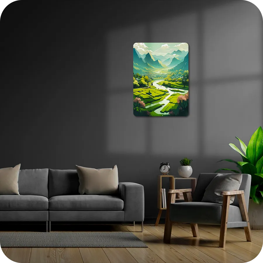 Sunlit Meadows and Mountain Echoes | Nature | Scenery