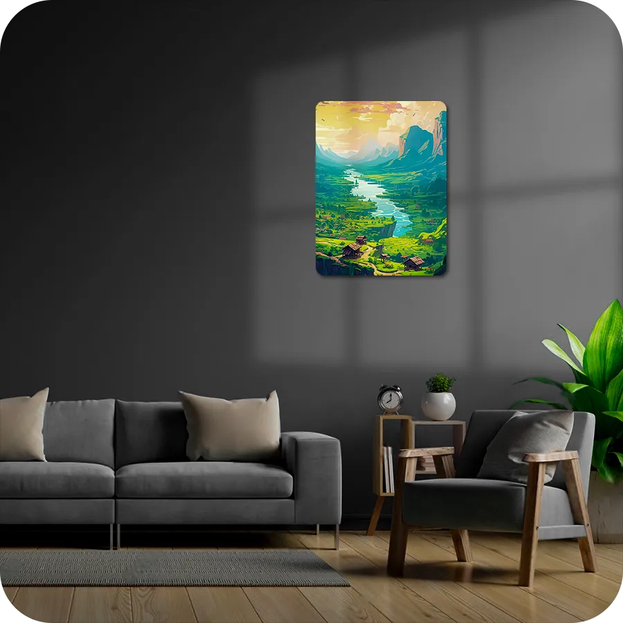 Dawn Over a Quiet Village | Nature | Scenery