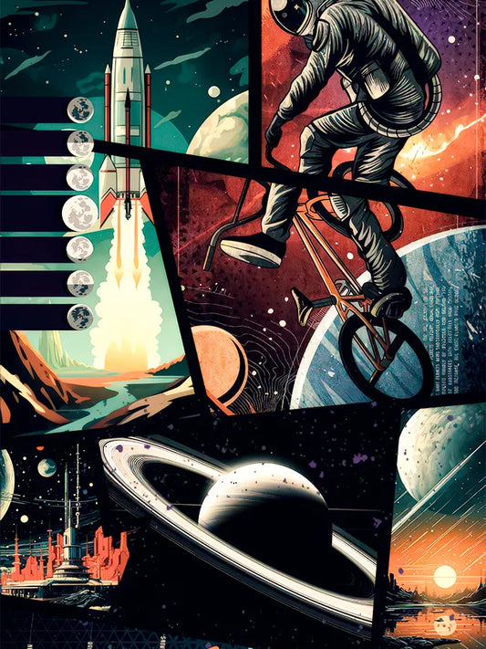 Signature Series #11 | Cosmic Ride | Comic Style Art