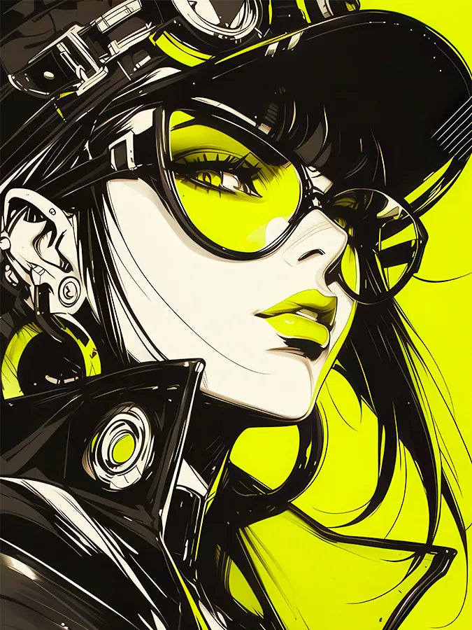 Signature Series #14 | Urban Girl | Glasses | Neon