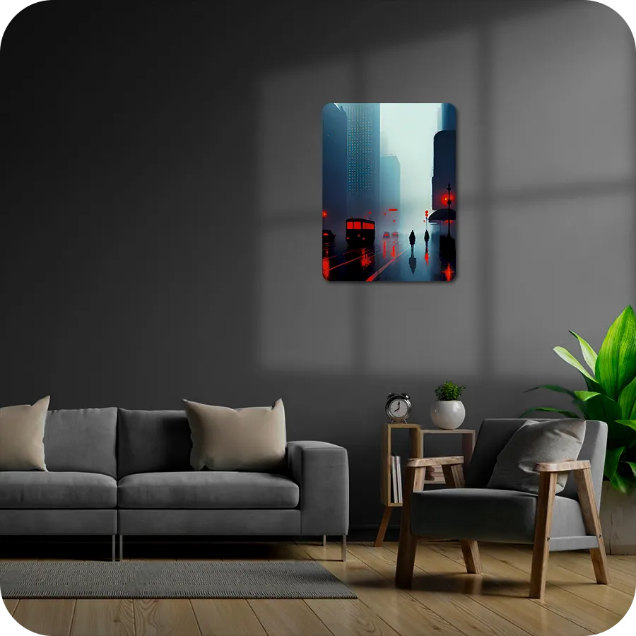 Signature Series #17 | Dark City | Fog | Neon Red | Mysterious Vibe