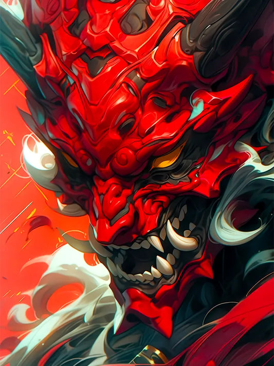 Signature Series #19 | Oni Mask | Red