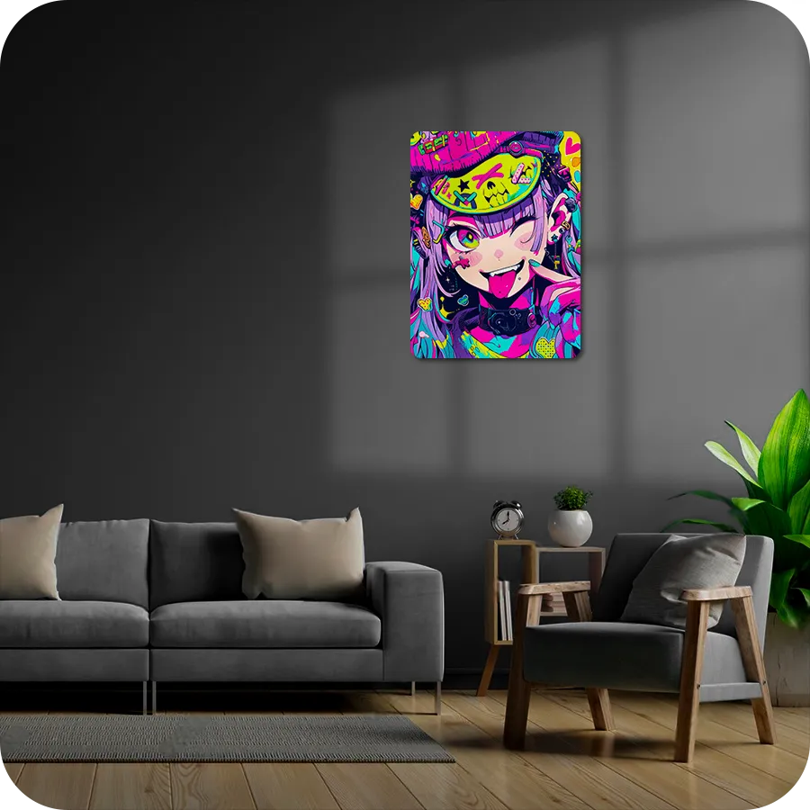 Signature Series #22 | Kawaii Punk | Candycore | Neon Rebel | Anime Style Art