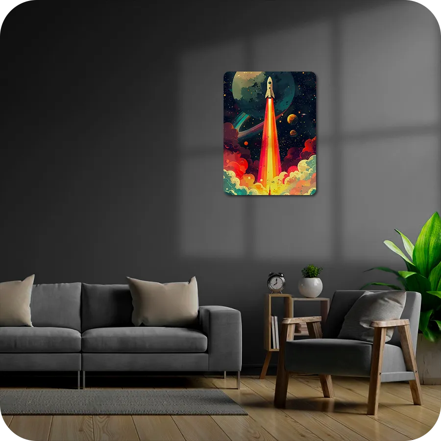 Signature Series #25 | Rocket | Space | illustration | Vintage