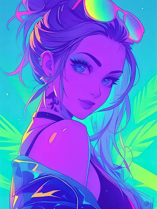 Signature Series #26 | Urban Girl | Neon | Rainbow Glasses