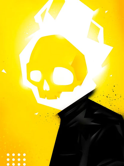 Signature Series #28 | Cyber-Spiritual, Minimalist, Yellow Neon