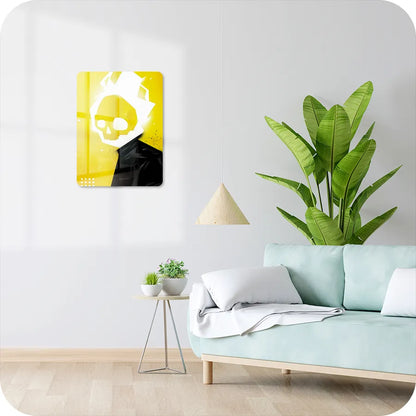 Signature Series #28 | Cyber-Spiritual, Minimalist, Yellow Neon