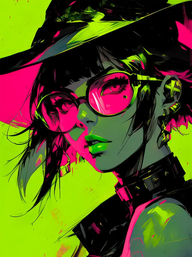 Signature Series #42 | Neon Venom | punk-glam | Rebel